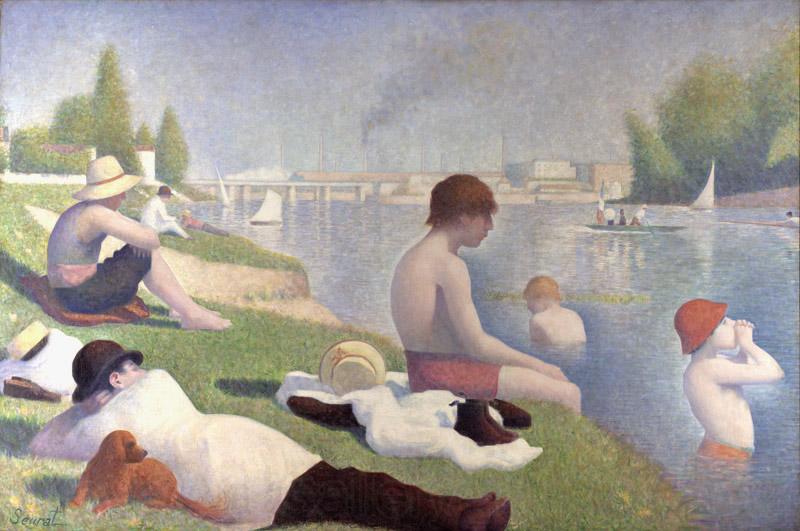 Georges Seurat Bathers at Asnieres (mk09)